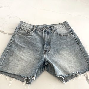 Brandy Melville Boyfriend Jean cut shorts